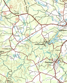 HUC 031300010206 topographical map