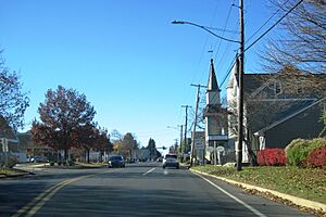 Center of Wescosville along Hamilton Boulevard