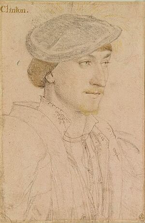 Hans Holbein the Younger - Edward Fiennes de Clinton, 9th Lord Clinton, 1st Earl of Lincoln RL 12198