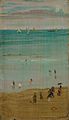 Harmony in Blue and Pearl (The Sands, Dieppe) by James McNeill Whistler