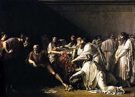 Hippocrate refusant les présents d'Artaxerxès (original)