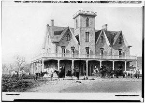 Historic American Buildings Survey Gleason Collection - S.F. College for Women Taken about- 1870 TOWER RESTORED AFTER EARTHQUAKE OF 1868 - John Marsh House, Marsh Creek Road, HABS CAL,7-BRENT.V,1-2