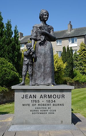 Jean Armour's Statue, Dumfries