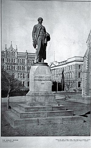 John Robert Godley statue, ca 1920s