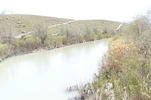Jordan River (Utah) in Midvale