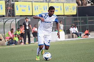 Joy Feraro During Mumbai FC VS Dempo SC Game