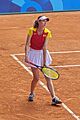 Karolína Muchová - Linda Nosková vs. Cristina Bucșa - Sara Sorribes Tormo, 2024 Summer Olympics women's doubles tennis tournament, 2024-08-04 (3) (cropped)