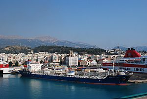 Le port de Patras en août 2009 - 3