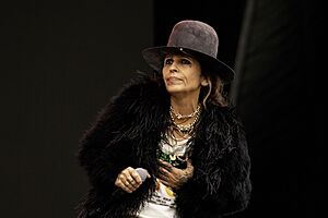 Linda Perry performing live in 2024