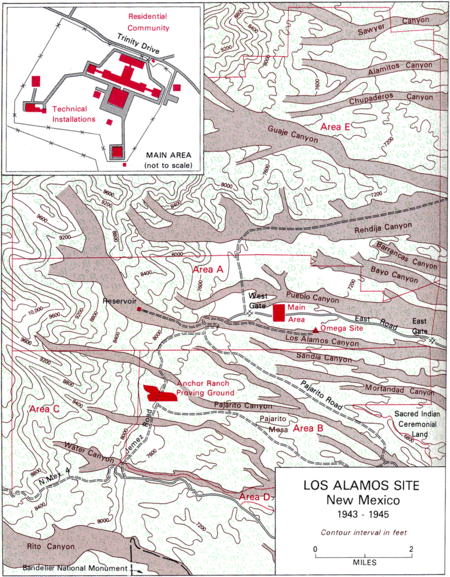 Los Alamos map