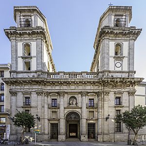 Main facade of the Colegiata de San Isidro 2022