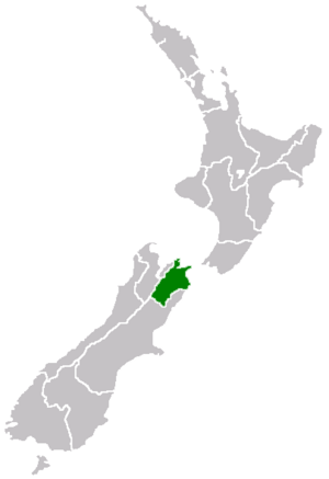 Location in New Zealand