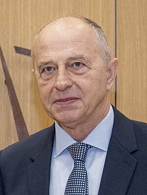 Mircea Geoană in Brussels, Belgium on 10 October 2023 (cropped).jpg