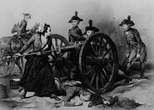 Molly Pitcher engraving