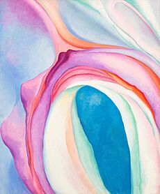 Music, Pink and Blue No. 2, by Georgia O'Keeffe