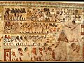 Nubian Tribute Presented to King Tutankhamun, Tomb of Huy MET DT221112