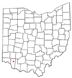 Location of Owensville, Ohio