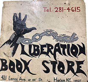 Original Liberation Book Store Signage