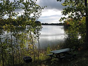 Otter Lake - Elcho, Wisconsin picnic table.jpg