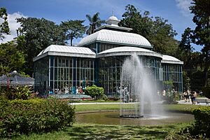 Palácio de Cristal de Petrópolis - vista lateral