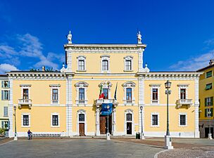 Palazzo Martinengo Palatini in Piazza Mercato Brescia 2020