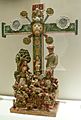 Peru Crucifix with Christmas scene c1960