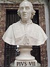 Pope Pius VII statue