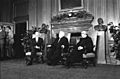 President Ford with Warren Burger and John Paul Stevens - NARA - 7141555