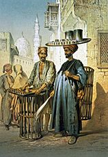 Preziosi - The Tea Seller from Souvenir of Cairo 1862