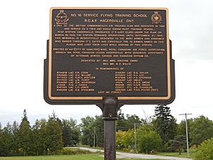 RCAF No. 16 SFTS Historical Plaque