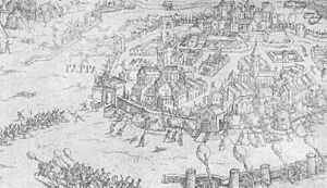 Recapture of Pápa in 1597