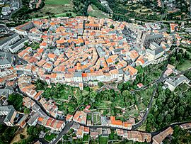 Aerial view of Saint-Flour