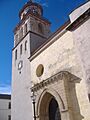 Sanlúcar de Barrameda. Iglesia de la O. Portada lateral y torre