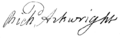 Signature of Richard Arkwright (4672389)