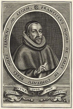 Sir Francis Moore (1599-1621), line engraving by William Faithorne, published in 1663