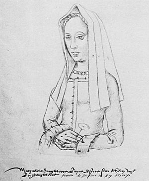 Sketch of Margaret Tudor