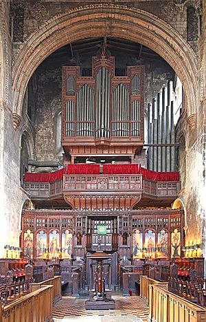 St Bartholomew the Great, West Smithfield, London EC1 - Pulpitum organ