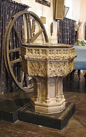 St Mary Staines - Font - geograph.org.uk - 392981