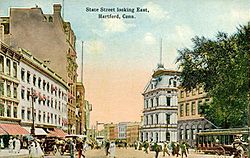 State Street Looking East, Hartford, CT