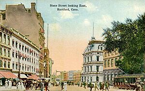State Street Looking East, Hartford, CT