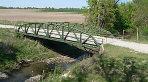 Stranger Creek-Haskell bridge from SW 2