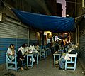 Street cafe in Manama souq, Bahrain