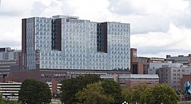 A view of The James Cancer Hospital