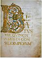 The Ramsey Psalter, BL Harley Ms 2904, Initial B, folio 4
