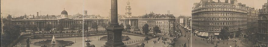 Trafalgar Square, 1908