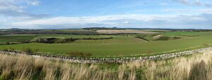Traprain view northwards