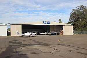 University of NSW flight training hangar