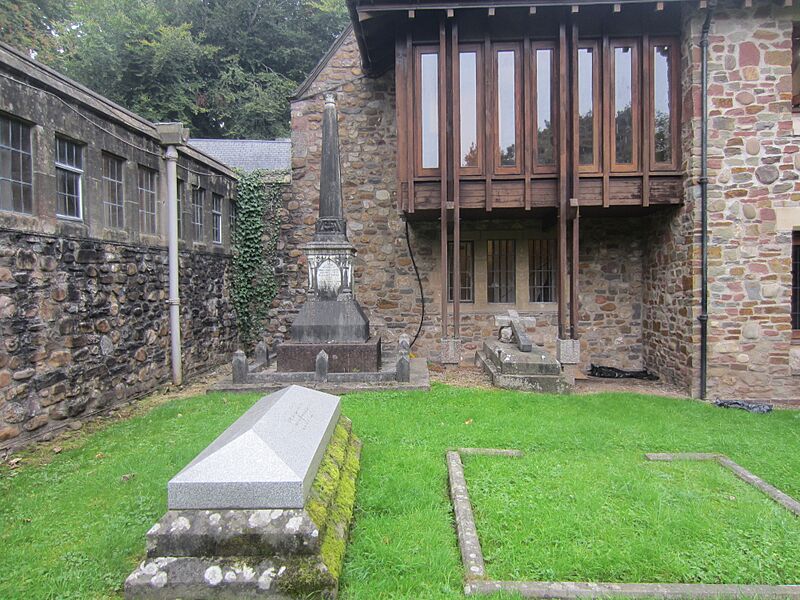 View of grave, Llandaff Cathedral