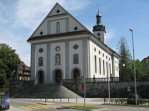 Wohlen Pfarrkirche aussen