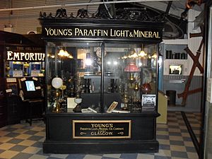 Young's Oil Lamp Exhibition Case